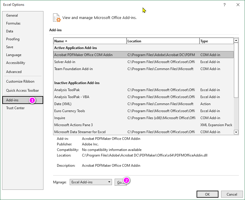 Thống kê mô tả với Analysis ToolPak trong Excel